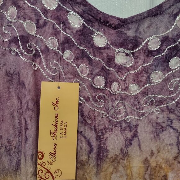 SHIVA Tie-dyed Summer Top - Picture 7 of 8